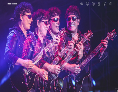 Multiple Purple Neal Schon playing guitar